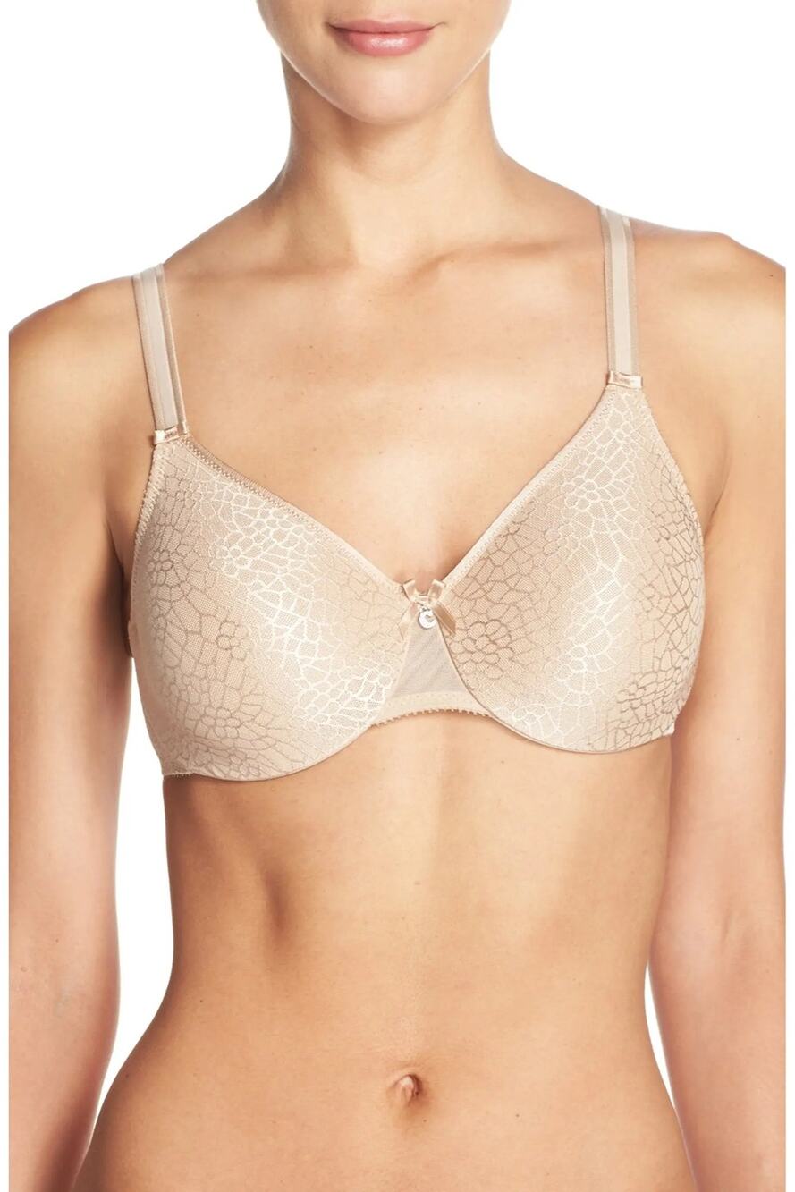 Chantelle C18910 C Magnifique Underwire Minimizer Bra in nude 34DD